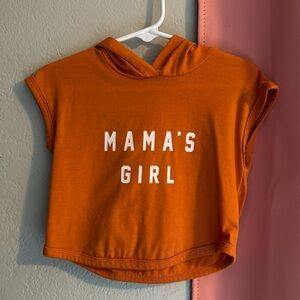 Toddler girl crop top